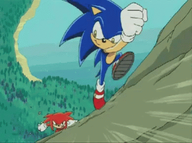 Sonic Knuckles GIF - Sonic Knuckles Running GIFs
