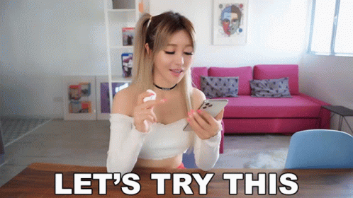 Lets Try This Out Wenjie Huang GIF - Lets Try This Out Wenjie Huang Wengie GIFs