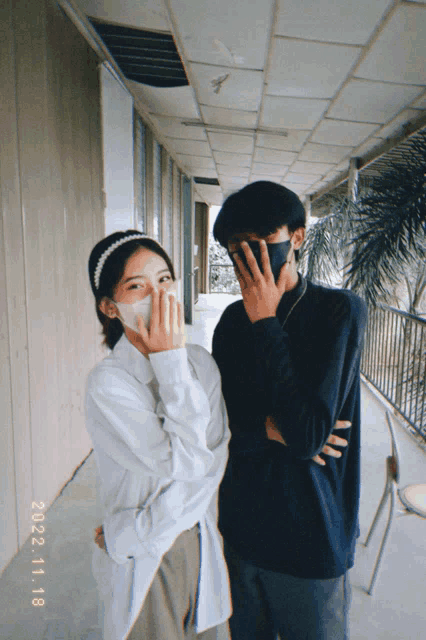 a photo of a boy and a girl with the date 2022 11 18 on the bottom