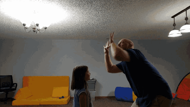 Father And Daughter Training GIF - Father And Daughter Training Practice GIFs