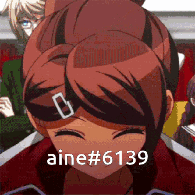 a picture of a girl with aine # 6139 on her face