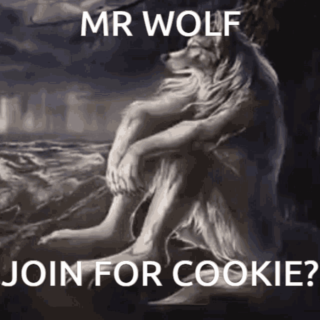 Wolf Cookie Emo Wolf GIF - Wolf Cookie Emo Wolf Wolves GIFs