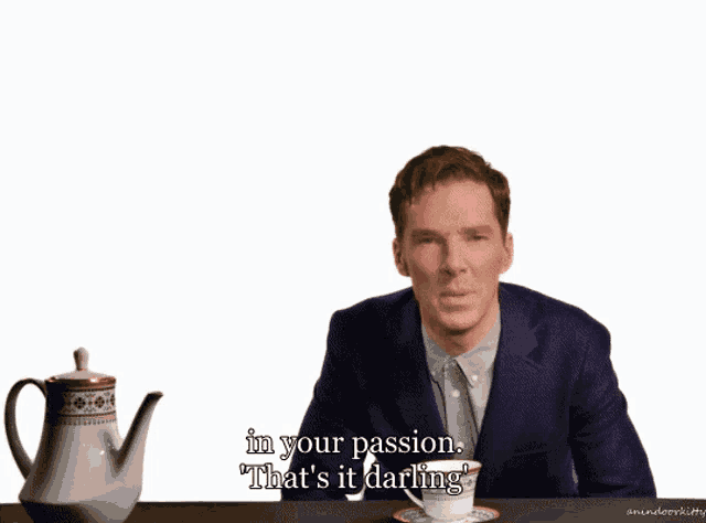 Tea Benedict Cumberbatch GIF