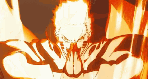 a close up of a person 's face with a fire coming out of it .