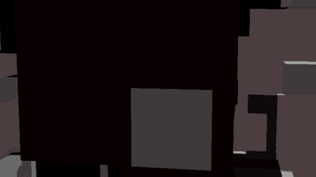 a 3d rendering of a robot in a room with a red background