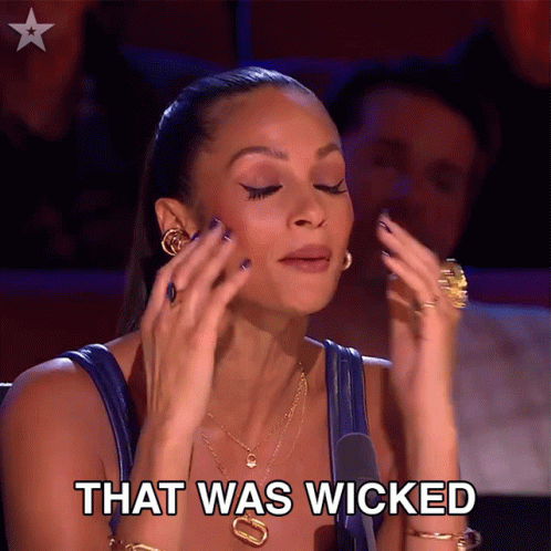 That Was Wicked Alesha Dixon GIF - That Was Wicked Alesha Dixon Britains Got Talent GIFs