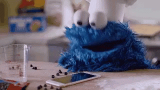 Hey Siri Cookie GIF - Hey Siri Cookie Monster GIFs