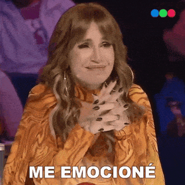 Me Emocioné Flor Peña GIF - Me Emocioné Flor Peña Got Talent Argentina GIFs