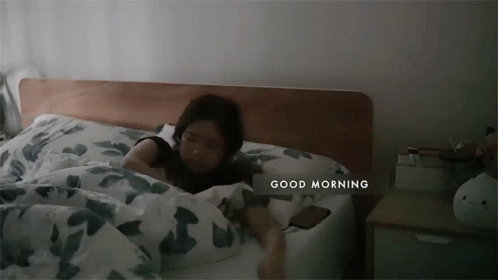 Good Morning Kim Dao GIF - Good Morning Kim Dao Wake Up GIFs