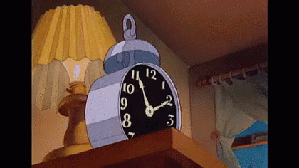 目覚まし　めざまし　朝　起きられない　眠い GIF - Alarm Clock Donald Duck GIFs