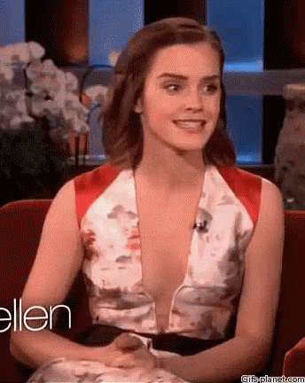 Emma Watson Interview GIF - Emma Watson Interview Head Shake GIFs