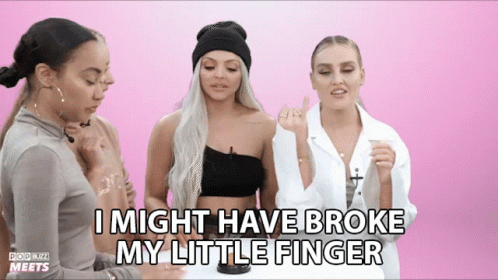 I Might Have Broke My Little Finger Hurt GIF - I Might Have Broke My Little Finger Hurt Might Break GIFs