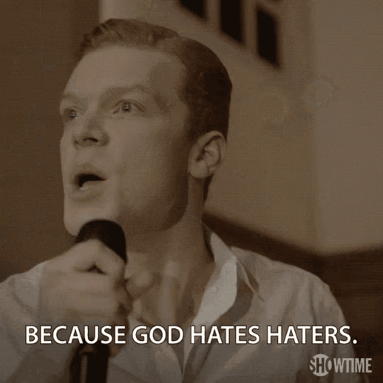 God Hates Haters Standing Ovation GIF - God Hates Haters Haters Standing Ovation GIFs