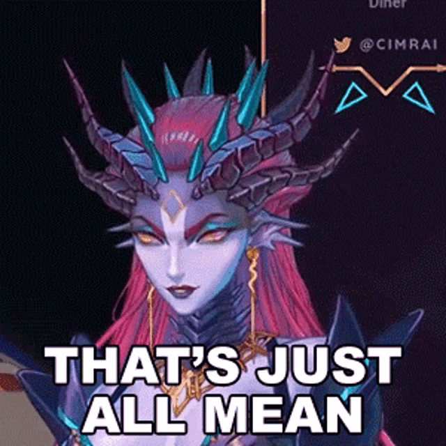 Thats Just All Mean Cimrai GIF - Thats Just All Mean Cimrai Thats Mean GIFs