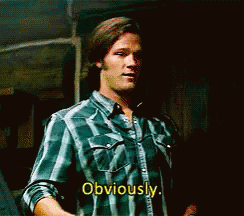Obviously GIF - Sam Winchester Obviously GIFs