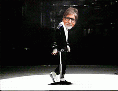 Bachchan Moonwalk GIF - Bachchan Moonwalk Amitabh Bachchan GIFs