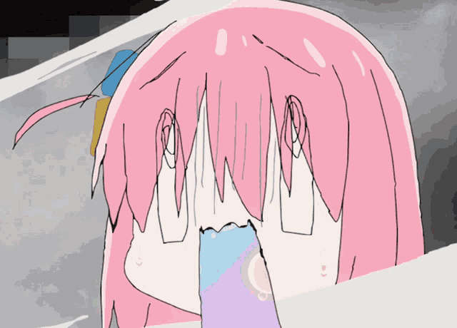 Bocchi The Rock Bocchi The Rock Barf GIF