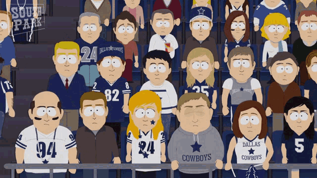 Cheering South Park GIF - Cheering South Park Dallas Cowboys GIFs