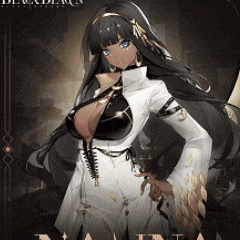 a woman with long black hair is wearing a white coat and a black top