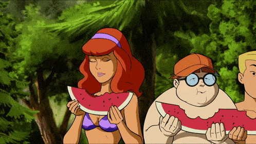 Watermelon Eating GIF - Watermelon Eating Scooby Doo GIFs