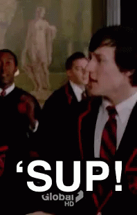 Sup GIF - Sup Glee Sing GIFs