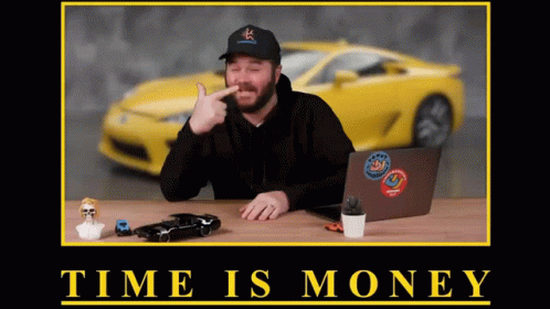 Time Is Money James Pumphrey GIF - Time Is Money James Pumphrey Donut Media GIFs