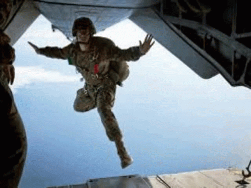 Paratroopers Sky Diving GIF - Paratroopers Sky Diving GIFs