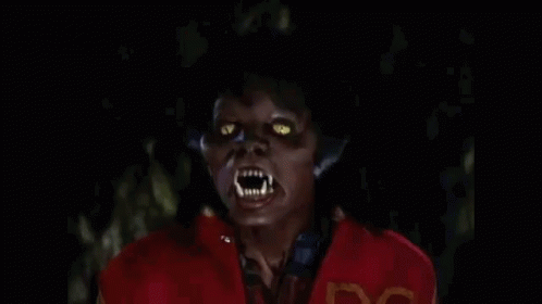 La Luna Transforma A Michael Jackson En Hombre Lobo GIF - Hombre Lobo Michael Jackson Garras GIFs