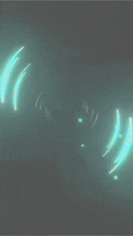 a peace sign is surrounded by glowing green lines on a colorful background