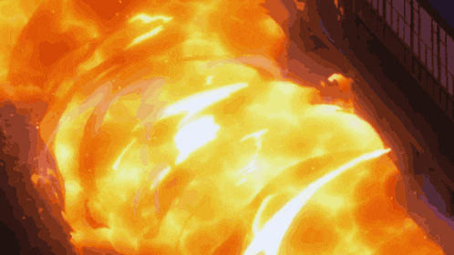 a large explosion with a lot of flames and smoke