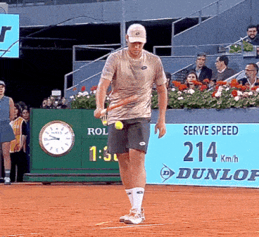 Pavel Kotov Underhand Serve GIF - Pavel Kotov Underhand Serve Tennis GIFs