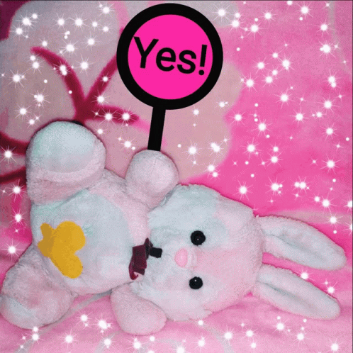 Stuffed Toy Pink GIF - Stuffed Toy Pink Bunny GIFs