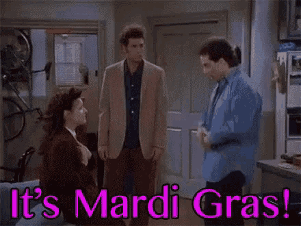 Mardi Gras Seinfeld GIF - Mardi Gras Seinfeld New Orleans GIFs