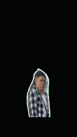 a man in a plaid shirt is holding a bottle of water and the word ayah part is on the bottom