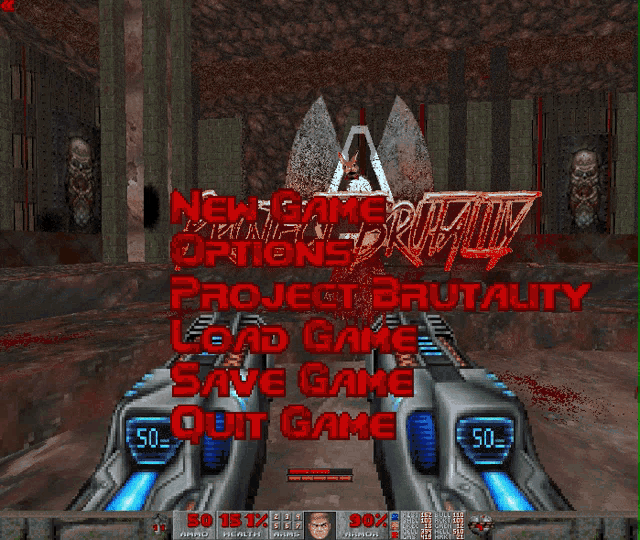 a screenshot of a video game shows a weapon with the number 50 on the front