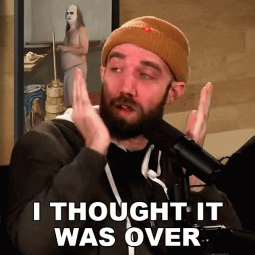 I Thought It Was Over Dan GIF - I Thought It Was Over Dan H3podcast GIFs
