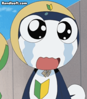 a cartoon character is crying with the website bandisoft.com in the upper right corner