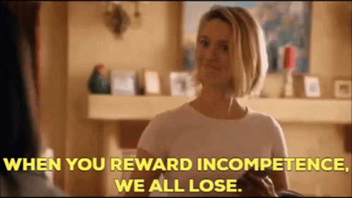 Jane The Virgin When You Reward Incompetence We All Lose GIF - Jane The Virgin When You Reward Incompetence We All Lose Incompetence GIFs