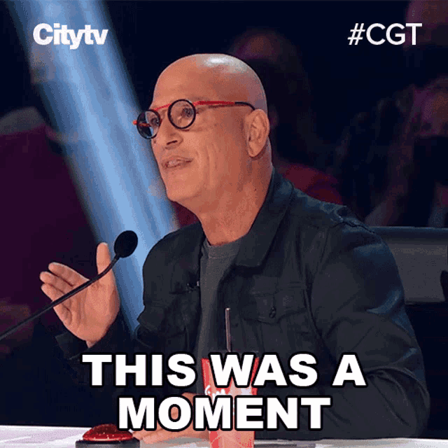 This Was A Moment Howie Mandel GIF - This Was A Moment Howie Mandel Canadas Got Talent GIFs
