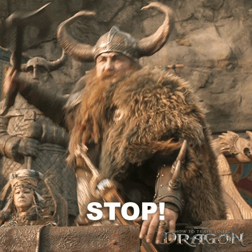 a poster for how to train your dragon shows a man in a fur coat