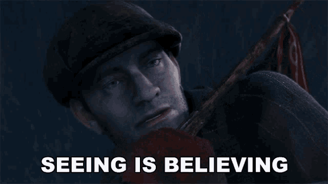 Seeing Is Believing The Hobo GIF - Seeing Is Believing The Hobo The Polar Express GIFs
