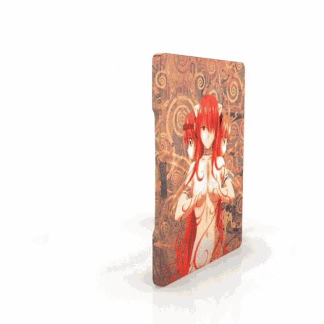 a book called elfenlied has a picture of a naked woman on the cover