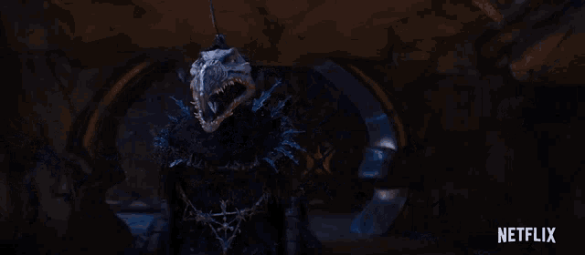 a netflix advertisement shows a monster with a key