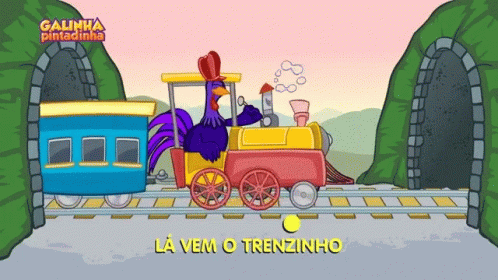La Vem O Trenzinho Here Comes The Train GIF - La Vem O Trenzinho Here Comes The Train Train GIFs