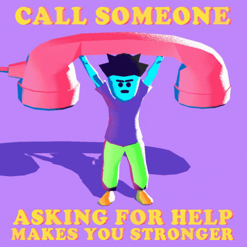Call Someone Asking For Help Makes You Stronger Lifting GIF - Call Someone Asking For Help Makes You Stronger Call Someone Asking For Help Makes You Stronger GIFs
