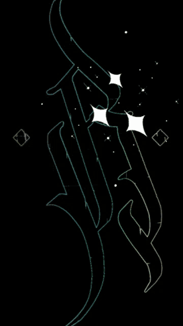 a black background with a rainbow colored drawing of a hand