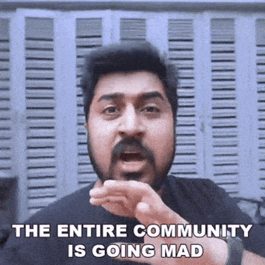 The Entire Community Is Going Mad Rushindra Sinha GIF - The Entire Community Is Going Mad Rushindra Sinha Global Esports GIFs
