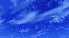 a person 's head is upside down in the sky
