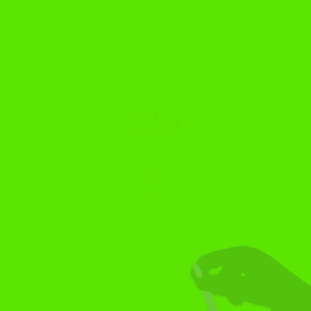 a close up of a person 's hand on a green screen .