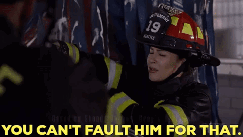 Station 19 Andy Herrera GIF - Station 19 Andy Herrera You Cant Fault Him For That GIFs